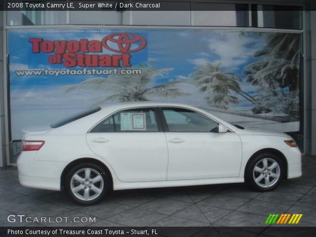 2008 Toyota Camry LE in Super White
