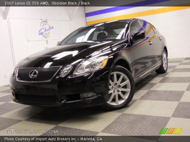 2007 Lexus GS 350 AWD in Obsidian Black