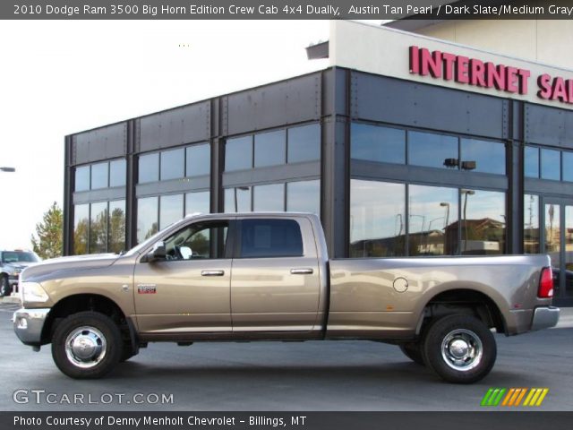 2010 Dodge Ram 3500 Big Horn Edition Crew Cab 4x4 Dually in Austin Tan Pearl