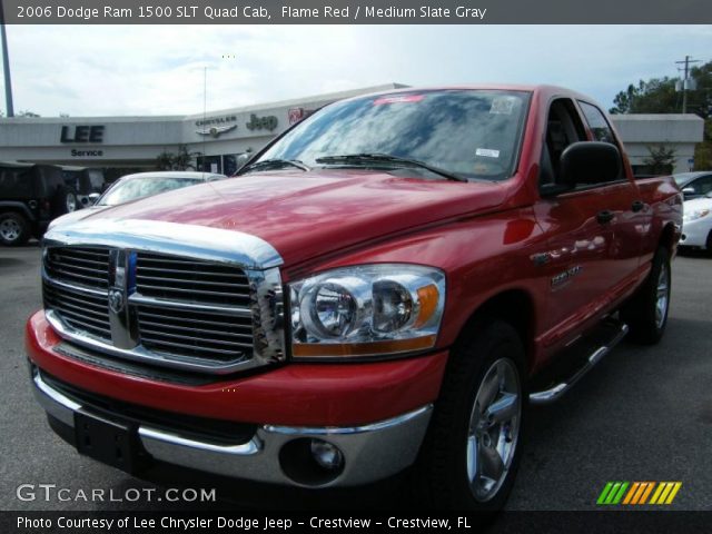 2006 Dodge Ram 1500 SLT Quad Cab in Flame Red