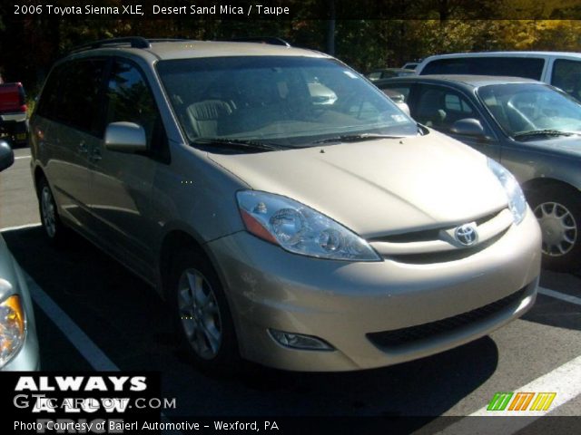 2006 Toyota Sienna XLE in Desert Sand Mica