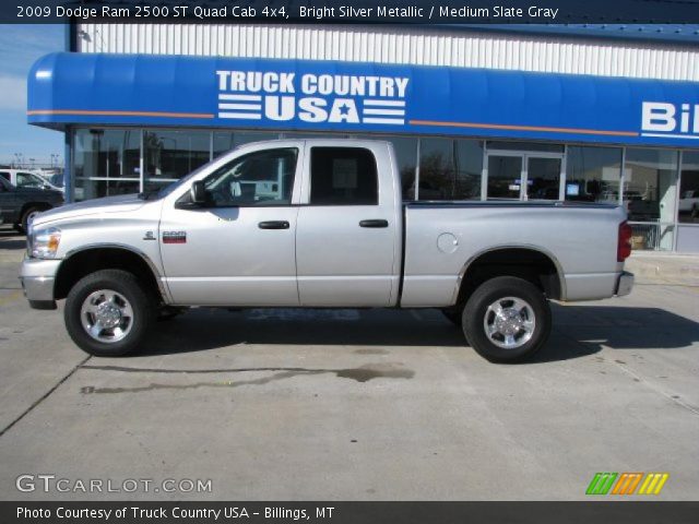 2009 Dodge Ram 2500 ST Quad Cab 4x4 in Bright Silver Metallic