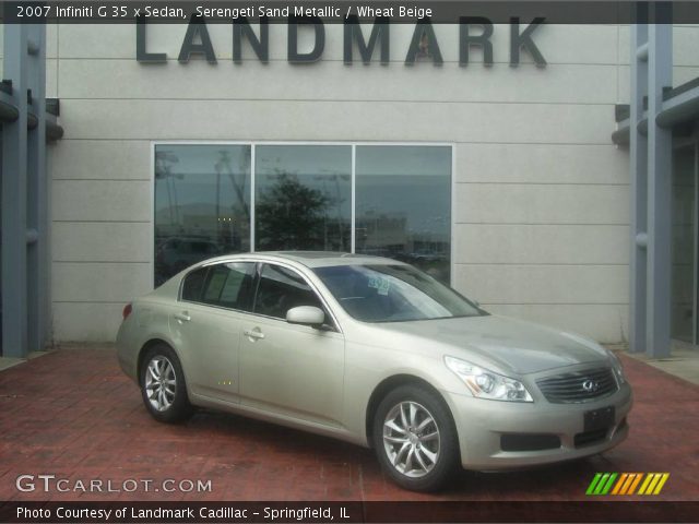 2007 Infiniti G 35 x Sedan in Serengeti Sand Metallic