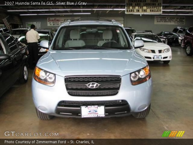 2007 Hyundai Santa Fe GLS in Silver Blue