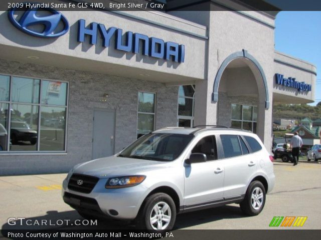 2009 Hyundai Santa Fe GLS 4WD in Bright Silver