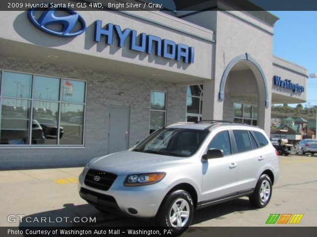 2009 Hyundai Santa Fe GLS 4WD in Bright Silver