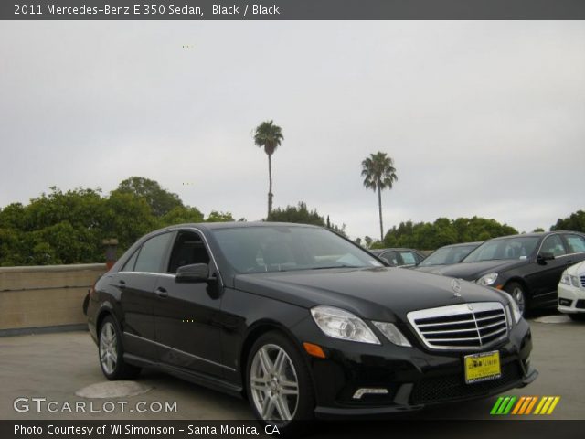 2011 Mercedes-Benz E 350 Sedan in Black