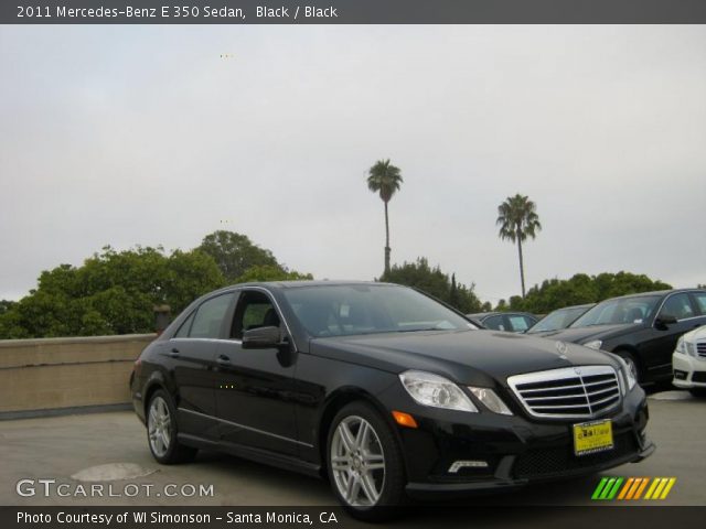 2011 Mercedes-Benz E 350 Sedan in Black