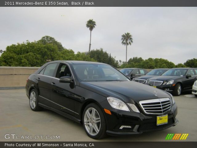 2011 Mercedes-Benz E 350 Sedan in Black