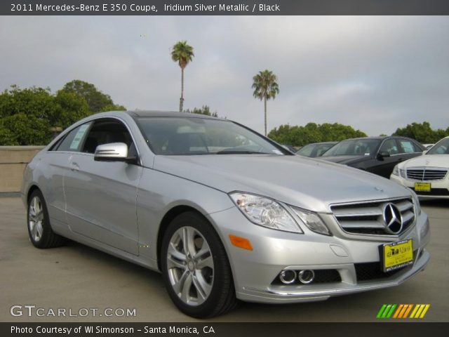 2011 Mercedes-Benz E 350 Coupe in Iridium Silver Metallic