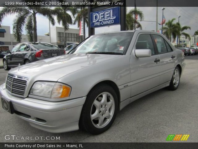 1999 Mercedes-Benz C 280 Sedan in Brilliant Silver Metallic