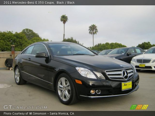 2011 Mercedes-Benz E 350 Coupe in Black