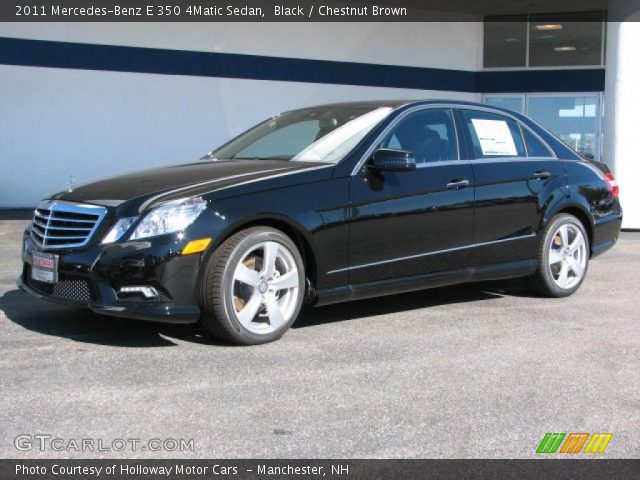 2011 Mercedes-Benz E 350 4Matic Sedan in Black