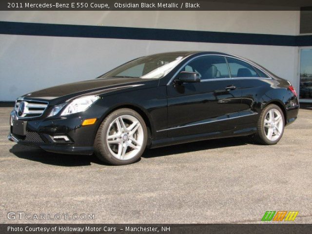 2011 Mercedes-Benz E 550 Coupe in Obsidian Black Metallic