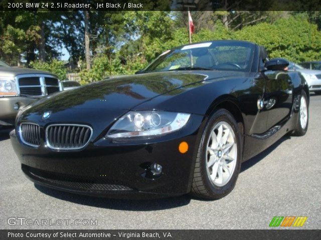 2005 BMW Z4 2.5i Roadster in Jet Black