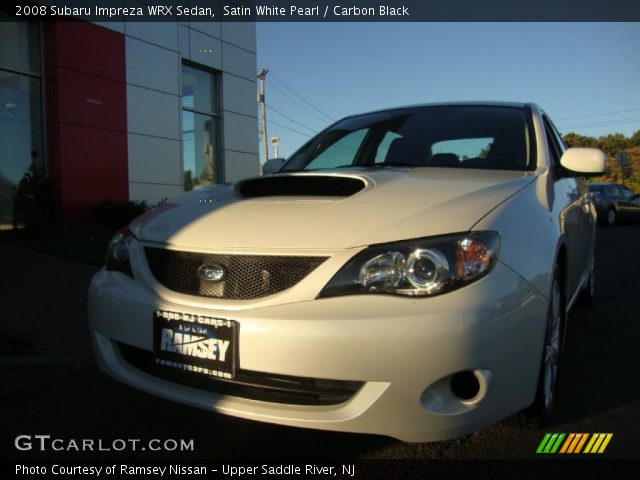 2008 Subaru Impreza WRX Sedan in Satin White Pearl