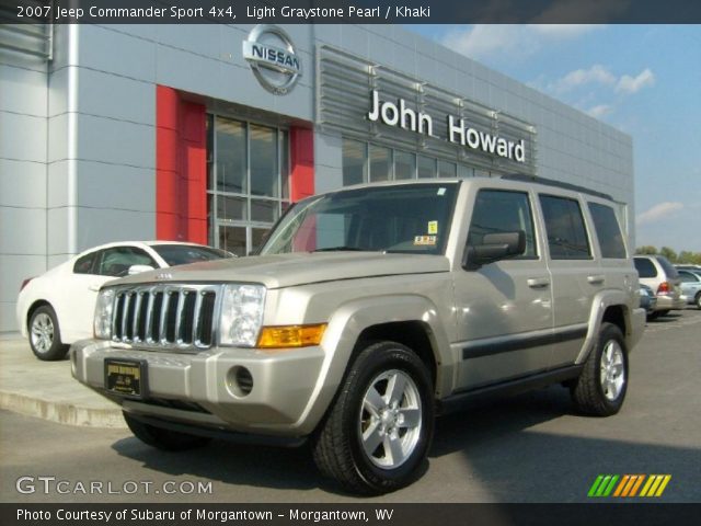 2007 Jeep Commander Sport 4x4 in Light Graystone Pearl