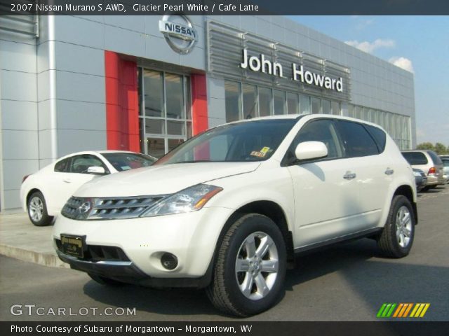 2007 Nissan Murano S AWD in Glacier Pearl White