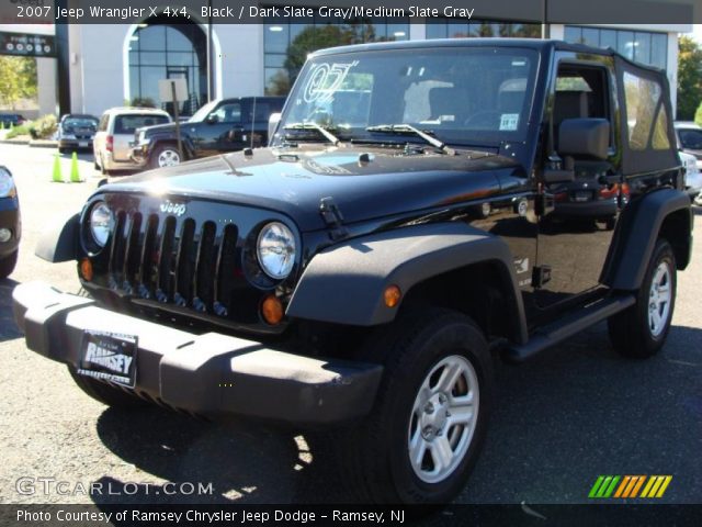2007 Jeep Wrangler X 4x4 in Black
