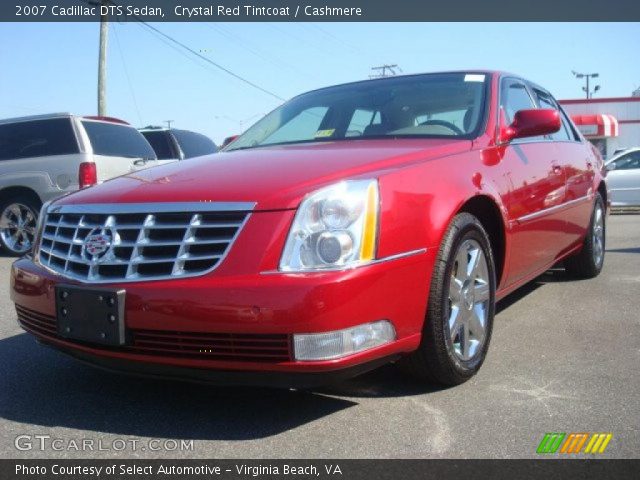 2007 Cadillac DTS Sedan in Crystal Red Tintcoat