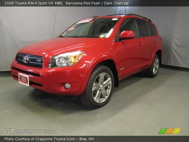 2008 Toyota RAV4 Sport V6 4WD in Barcelona Red Pearl