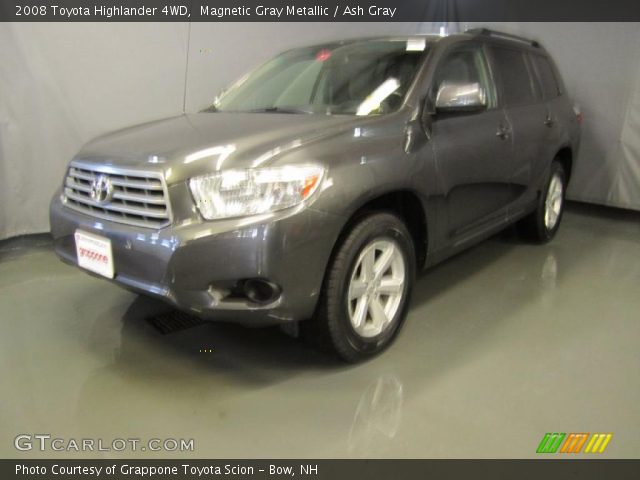 2008 Toyota Highlander 4WD in Magnetic Gray Metallic