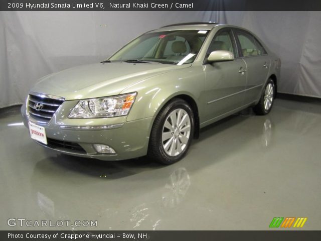 2009 Hyundai Sonata Limited V6 in Natural Khaki Green