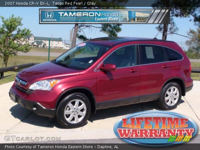 2007 Honda CR-V EX-L in Tango Red Pearl