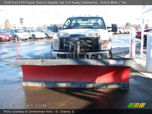 2008 Ford F450 Super Duty XL Regular Cab 4x4 Dually Commerical in Oxford White
