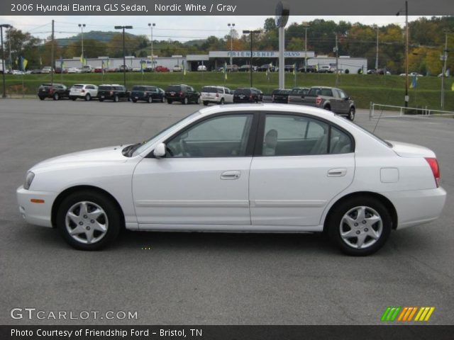 2006 Hyundai Elantra GLS Sedan in Nordic White
