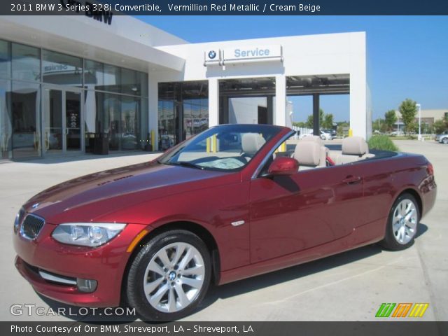 2011 BMW 3 Series 328i Convertible in Vermillion Red Metallic