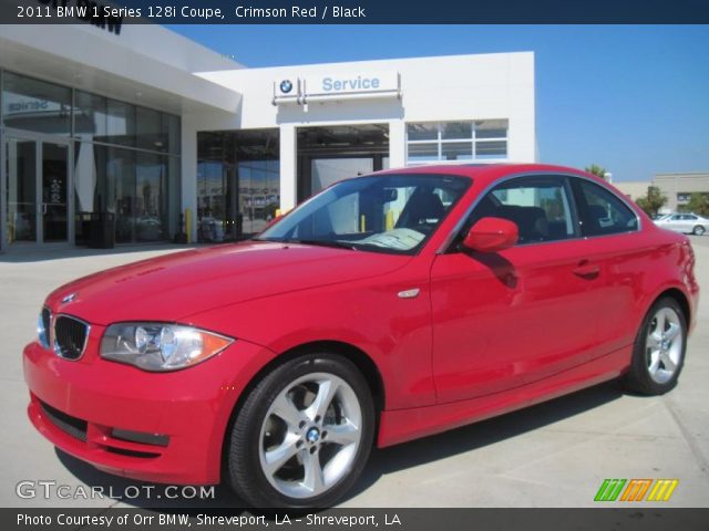 2011 BMW 1 Series 128i Coupe in Crimson Red