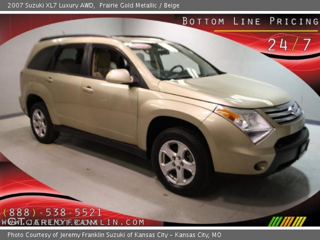 2007 Suzuki XL7 Luxury AWD in Prairie Gold Metallic