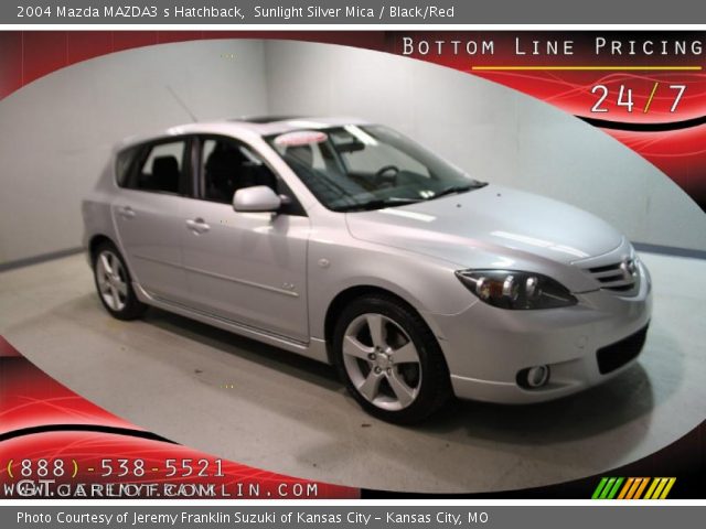 2004 Mazda MAZDA3 s Hatchback in Sunlight Silver Mica