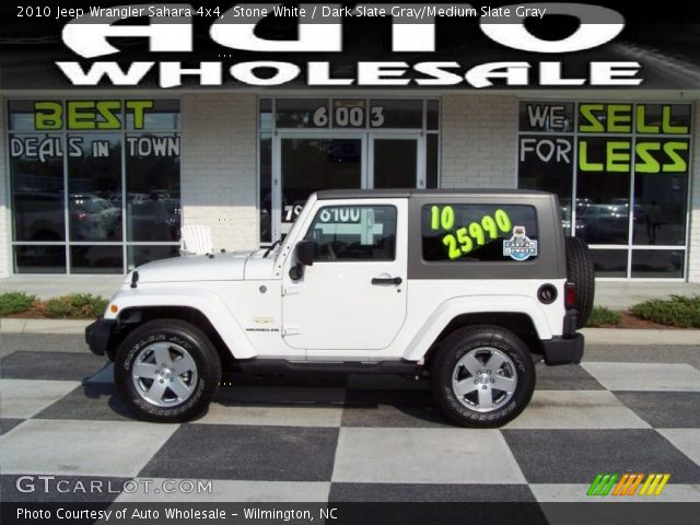 2010 Jeep Wrangler Sahara 4x4 in Stone White