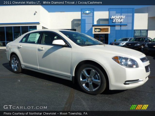 2011 Chevrolet Malibu LT in White Diamond Tricoat
