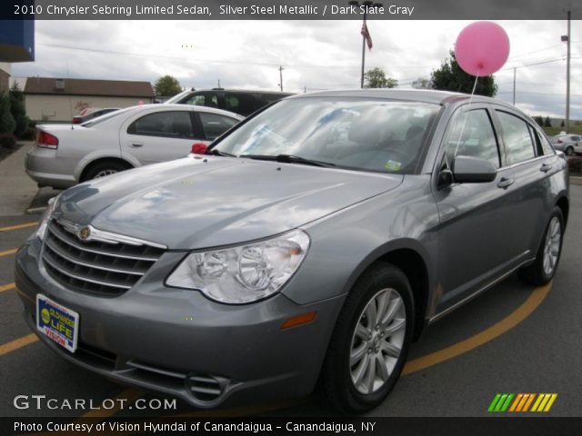 2010 Chrysler Sebring Limited Sedan in Silver Steel Metallic