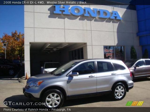 2008 Honda CR-V EX-L 4WD in Whistler Silver Metallic