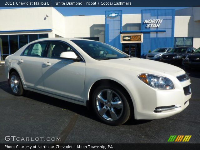 2011 Chevrolet Malibu LT in White Diamond Tricoat