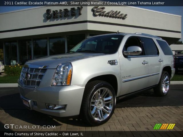 2011 Cadillac Escalade Platinum AWD in Silver Lining Metallic