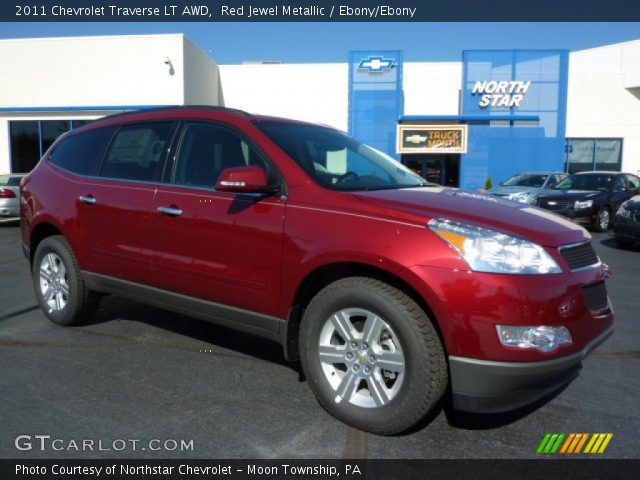 2011 Chevrolet Traverse LT AWD in Red Jewel Metallic