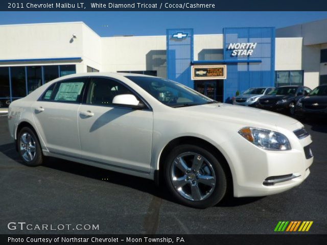 2011 Chevrolet Malibu LT in White Diamond Tricoat