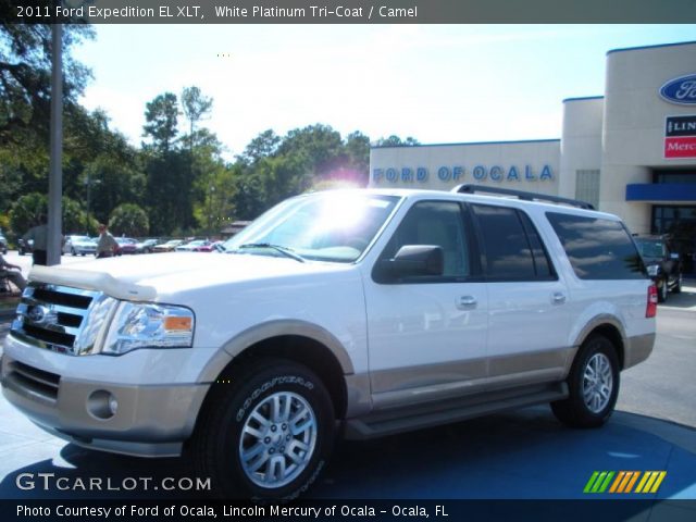 2011 Ford Expedition EL XLT in White Platinum Tri-Coat