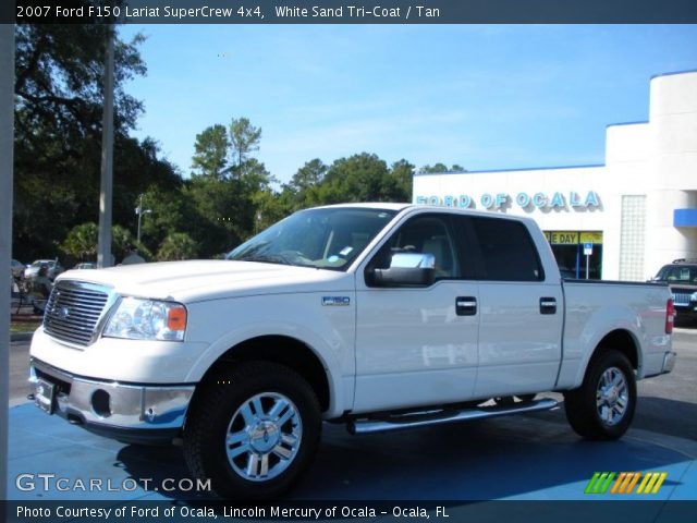 2007 Ford F150 Lariat SuperCrew 4x4 in White Sand Tri-Coat