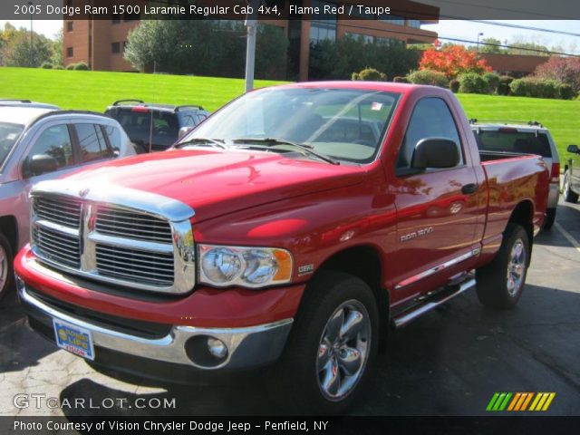 2005 Dodge Ram 1500 Laramie Regular Cab 4x4 in Flame Red