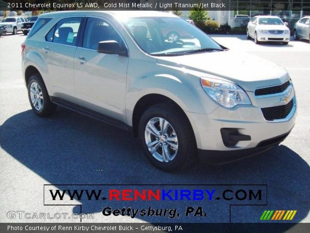 2011 Chevrolet Equinox LS AWD in Gold Mist Metallic