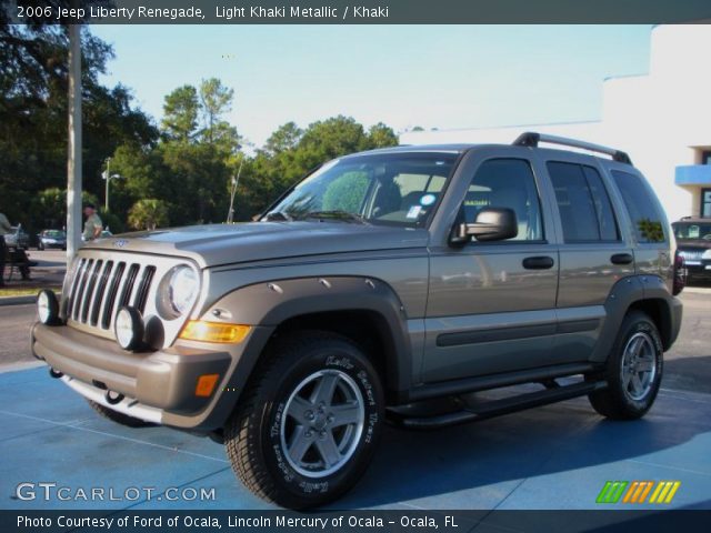 2006 Jeep Liberty Renegade in Light Khaki Metallic