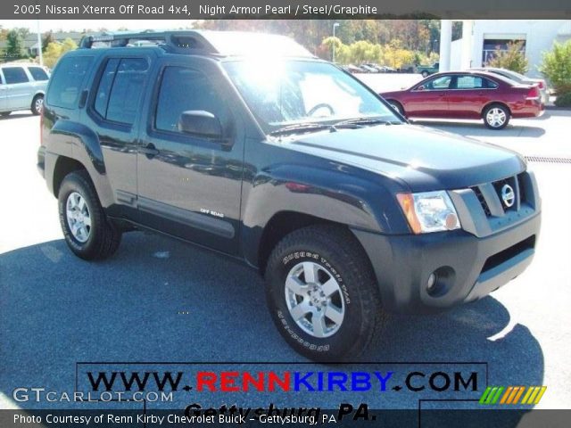 2005 Nissan Xterra Off Road 4x4 in Night Armor Pearl