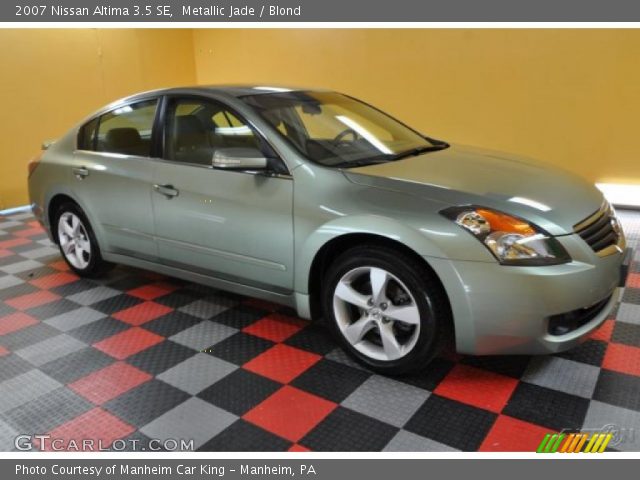 2007 Nissan Altima 3.5 SE in Metallic Jade