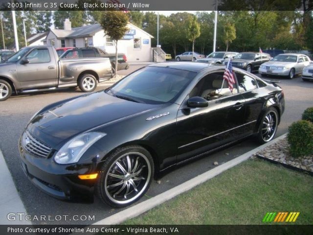 2003 Infiniti G 35 Coupe in Black Obsidian